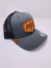 Load image into Gallery viewer, Custom FD Leather Patch Department Trucker
